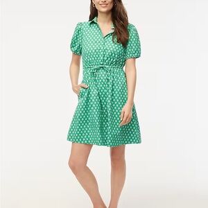 J Crew Factory Mini Dress Blue & White Floral (see other photos and description